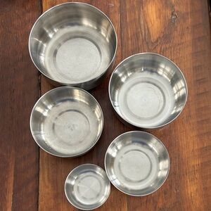 Stainless Steel Mixing Bowls Set